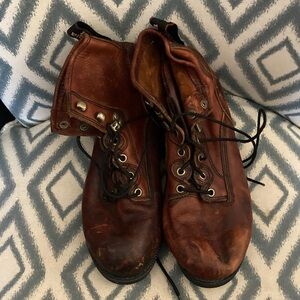 Georgia Boots Brown Leather Boots 7M